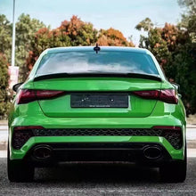 2020-2024 Audi RS3 Style A3 S line rear diffuser and large dual tailpipe For Audi A3 S3 8Y