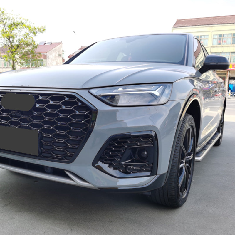 2022-2025 Audi Front Bumper Down Grille Honeycomb Style S Line Fog Light Grilles For Audi Q5 SQ5 B9.5