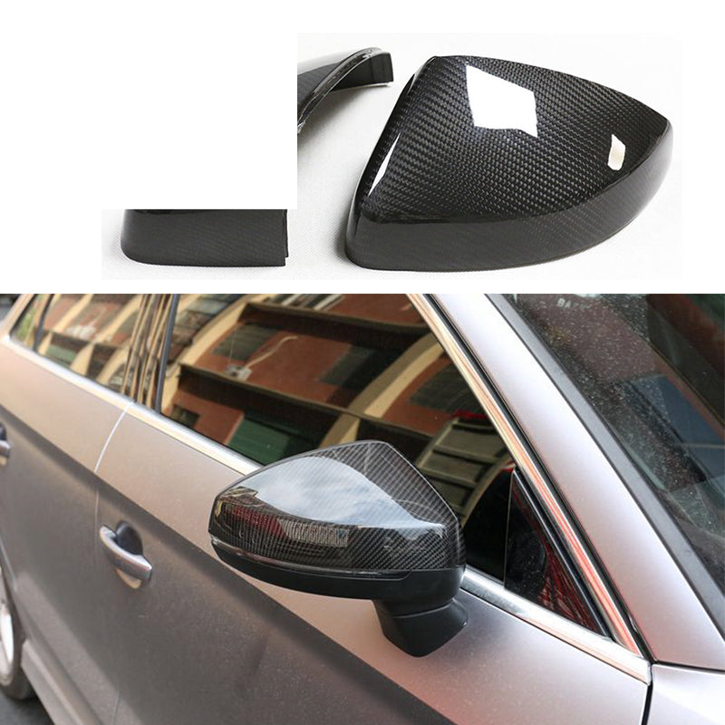 2013-2020 Audi A3 S3 RS3 Carbon Fiber Mirror Caps For Audi A3 S3 RS3 8V 8V.5