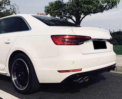 2017-2019 Audi S4 S5 Style A4 Diffuser With Tailpipe For Audi A4 S4 B9
