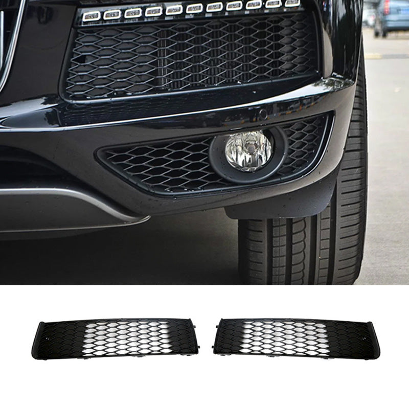 2010-2015 Audi Front Bumper Down Grille Honeycomb Style Fog Light Grilles For Audi Q7 SQ7 4L