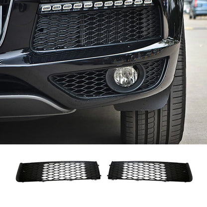 2010-2015 Audi Front Bumper Down Grille Honeycomb Style Fog Light Grilles For Audi Q7 SQ7 4L