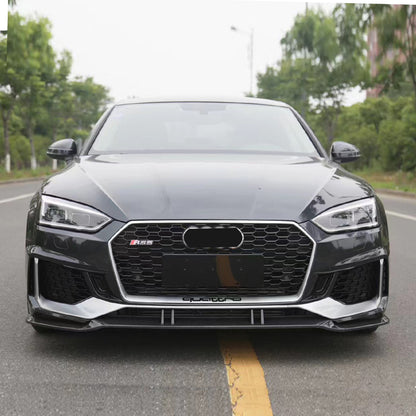 2017-2019 Audi RS5 Front Bumper For A5/S5 B9 Body Kits With ACC Fog Light Grille Honeycomb Grille Front Lip Splitter | RS5 Bumper