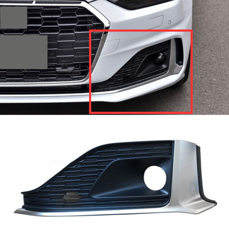2020-2024 Audi Front Bumper Down Grille Honeycomb Style Fog Light Grilles For Audi A5 S5 B9.5