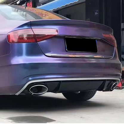 2013-2016 Audi S4 RS4 Style A4 Non S line diffuser with tailpipe For Audi A4 S4 B8.5