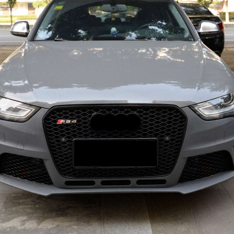 2013-2016 Audi RS4 Honeycomb Front Grille For Audi A4 S4 B8.5