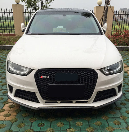 2013-2016 Audi RS4 Front Bumper For A4/S4 B8.5 Body Kits WithFog Light Grille Honeycomb Grille | RS4 Front Bumper