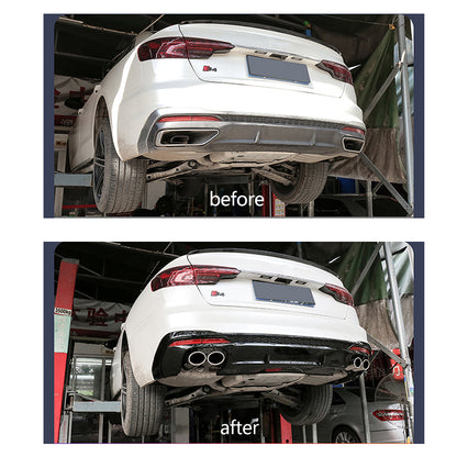 2020-2024 Audi S4 Style A4 Diffuser With Tailpipe For Audi A4 S4 B9.5