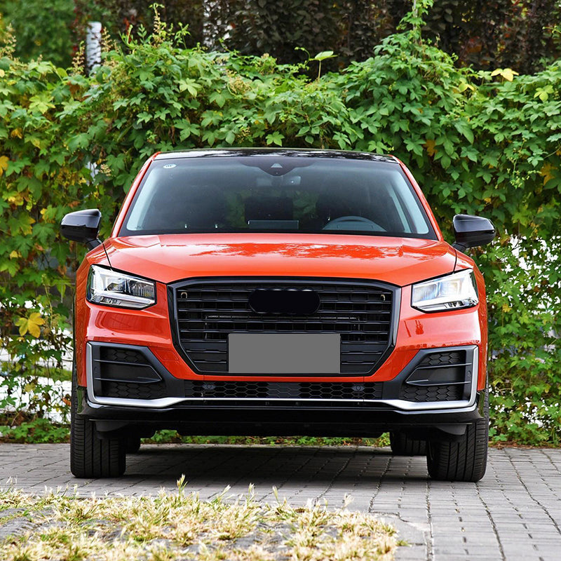 2018-2020 Audi Front Bumper Down Grille Honeycomb Style Fog Light Grilles For Audi Q2 SQ2 J11