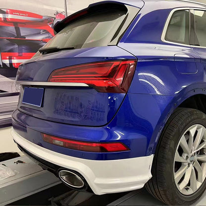 2019-2025 Audi RSQ5 Style Q5 Rear Diffuser With Large Dual Tailpipe For Audi Q5 SQ5 B9.5 B9