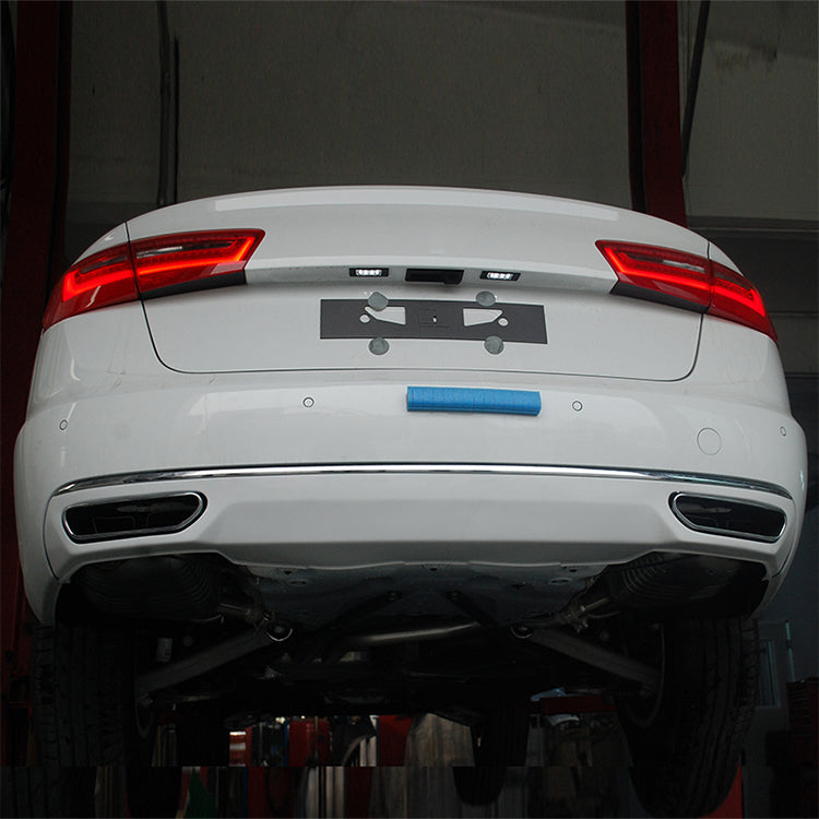 2012-2015 Audi A6 S6 Rear Diffuser With Tailpipe For Audi A6 S6 C7