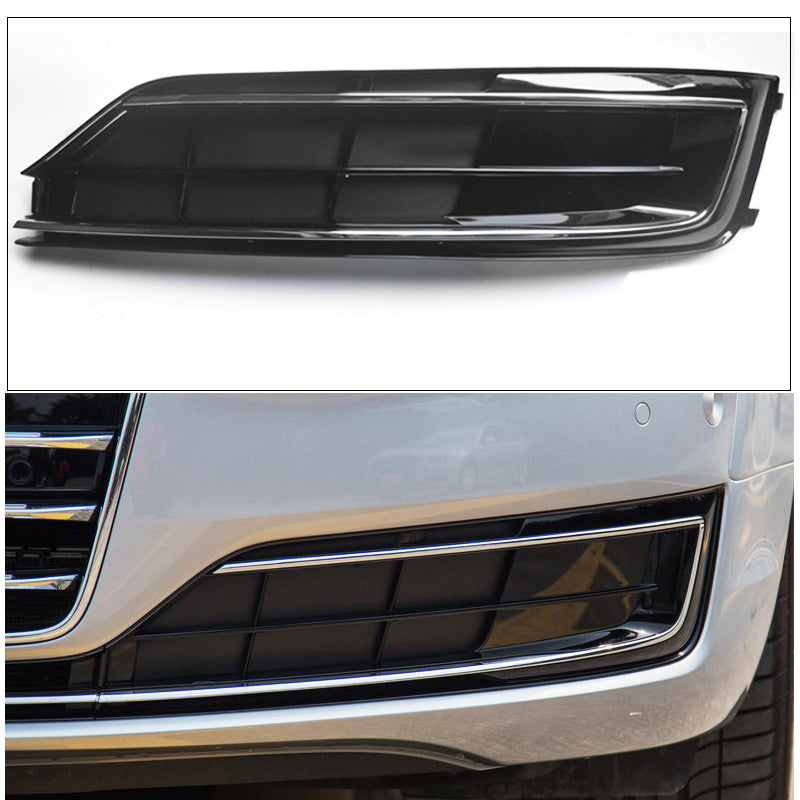 2015-2018 Audi Front Bumper Down Grille Honeycomb Style Non S line Fog Light Grilles For Audi A8 S8 D4 PA