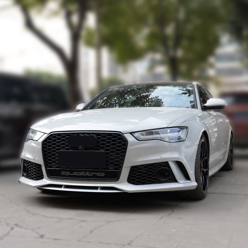2016-2018 Audi RS6 Honeycomb Grille With Lower Mesh Quattro For Audi A6 S6 C7.5