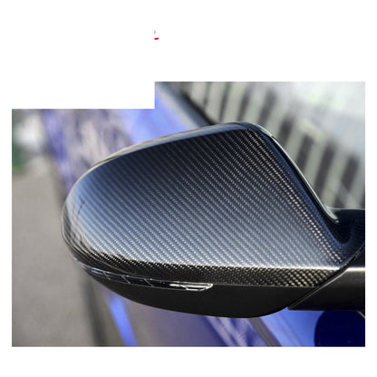 2012-2018 Audi A6 S6 RS6 Carbon Fiber Mirror Caps For Audi A6 S6 RS6 C7 C7.5