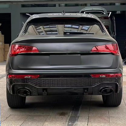 2019-2025 Audi Q5 SQ5 To RSQ8 Style Rear Diffuser With Tailpipe For Audi Q5 SQ5 B9 B9.5