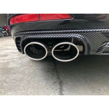 2019-2025 Audi RS6 S6 Style A6 Rear Diffuser With Tailpipe For Audi A6 S6 C8 C8.5