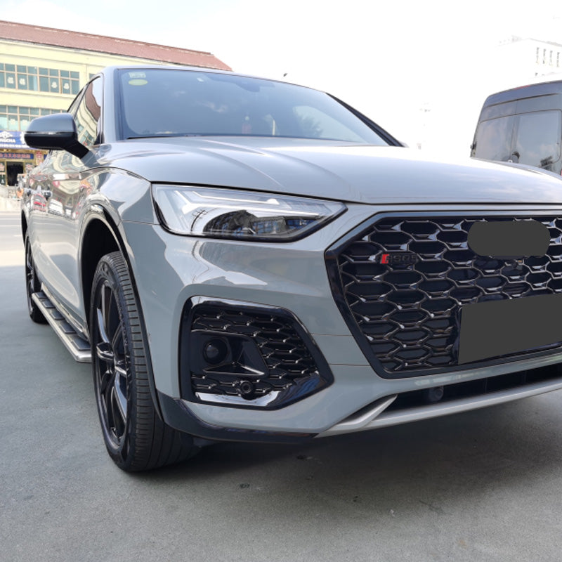 2022-2025 Audi Front Bumper Down Grille Honeycomb Style S Line Fog Light Grilles For Audi Q5 SQ5 B9.5