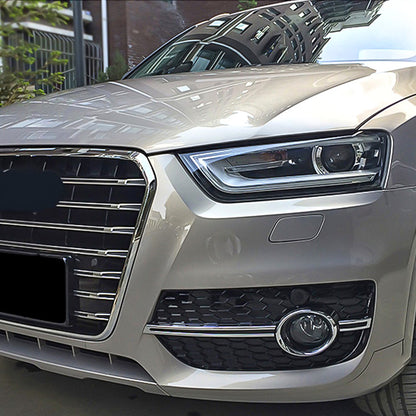 2013-2015 Audi Front Bumper Down Grille Honeycomb Style Fog Light Grilles For Audi Q3 SQ3 8U