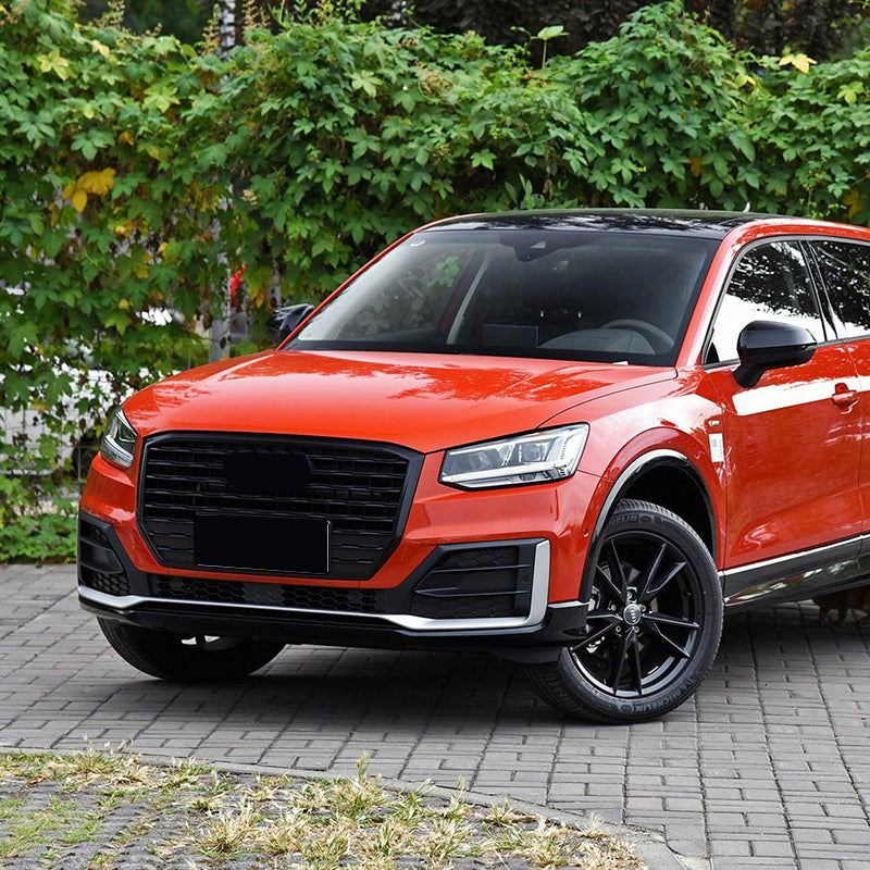 2018-2020 Audi Front Bumper Down Grille Honeycomb Style Fog Light Grilles For Audi Q2 SQ2 J11