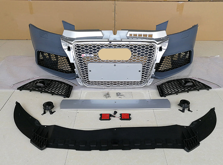 2008-2012 Audi RS3 Front Bumper For A3/S3 8P.5 Body Kits With Honeycomb Grille Fog Light Grille | RS3 Bumper
