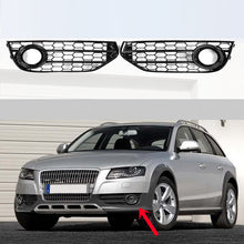 2008-2012 Audi Front Bumper Down Grille Honeycomb Style Allroad Fog Light Grilles For Audi A4 S4 B8