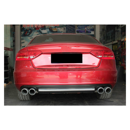 2009-2011 Audi S5 Style Non S line diffuser with tailpipe For Audi A5 S5 B8