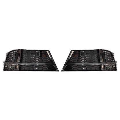 2017-2019 A3 S3 8V.5 Audi Front Bumper Down Grille Honeycomb Style S line Fog Light Grilles For Audi A3 S3 8V.5