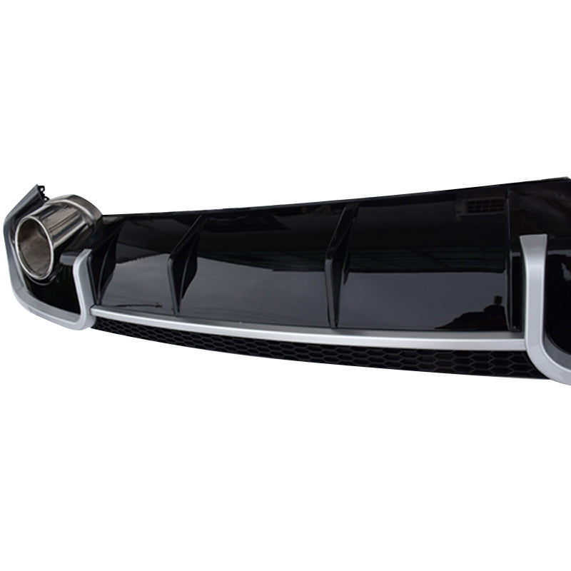 2013-2016 Audi RS3 Style Non S-line rear diffuser and large dual tailpipe For Audi A3 S3 8V