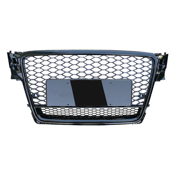 2008-2012 Audi RS4 Honeycomb Front Grille With Lower Mesh Quattro For Audi A4 S4 B8