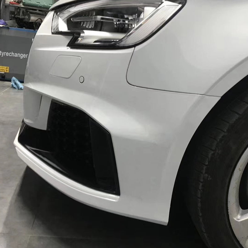 2017-2019 Audi RS3 Front Bumper For A3/S3 8V.5 Body Kits With ACC Honeycomb Grille Front Lip Splitter | RS3 Bumper