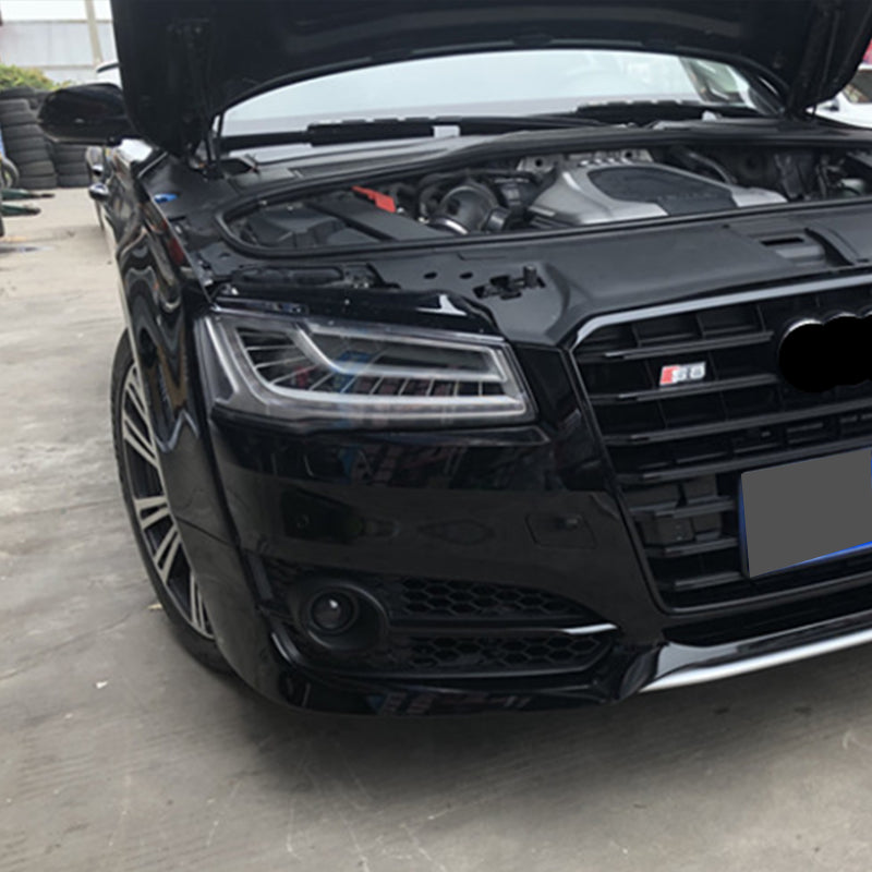 2015-2018 Audi Front Bumper Down Grille Honeycomb Style S line Fog Light Grilles For Audi A8 S8 D4 PA