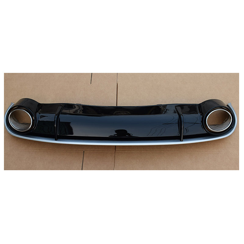 2008-2012 Audi S4 RS4 Style Rear Diffuser With Tailpipe For Audi A4 S4 B8