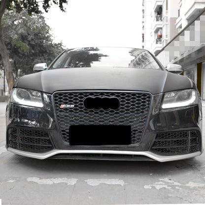 2009-2011 Audi RS5 Front Bumper For A5/S5 B8 Body Kits With Fog Light Grille Honeycomb Grille Front Lip Splitter | RS5 Bumper