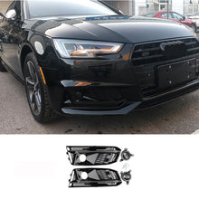 2017-2019 Audi Front Bumper Down Grille Honeycomb Style S line Fog Light Grilles For Audi A4 S4 B9