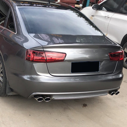 2012-2015 Audi A6 S6 Rear Diffuser With Tailpipe For Audi A6 S6 C7