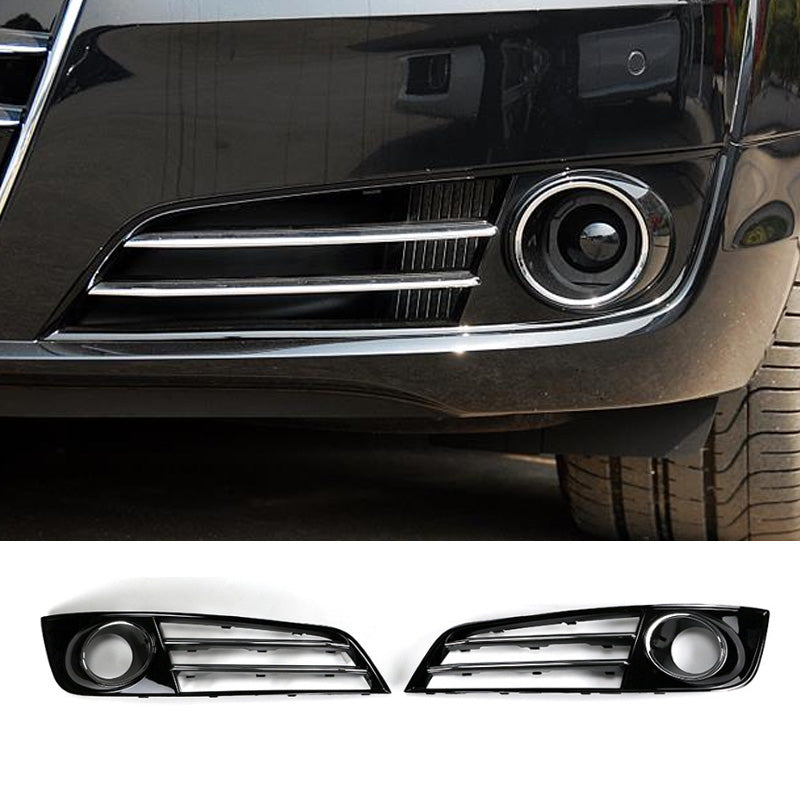 2011-2014 Audi Front Bumper Down Grille Honeycomb Style Fog Light Grilles For Audi A8 S8 D4
