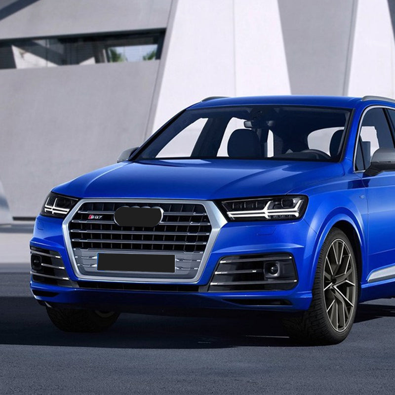 2016-2019 Audi Front Bumper Down Grille Honeycomb Style Fog Light Grilles For Audi Q7 SQ7 4M
