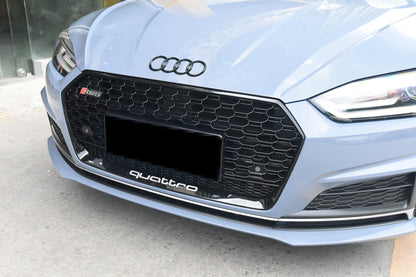 2017-2019 Audi RS5 Honeycomb Grille With Lower Mesh Quattro For Audi A5 S5 B9