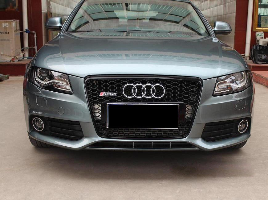 2008-2012 Audi RS4 Honeycomb Front Grille For Audi A4 S4 B8
