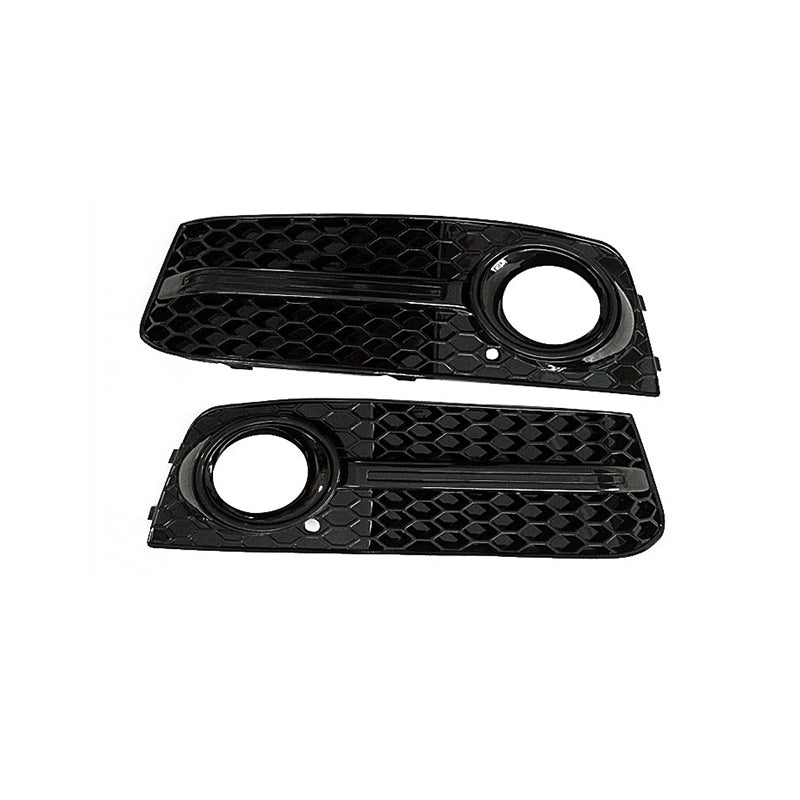 2008-2012 Audi A4 B8 Front Bumper Down Grille Honeycomb Style Non S line Fog Light Grilles For Audi A4 S4 B8