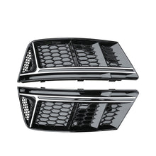 2017-2019 Audi Front Bumper Down Grille Honeycomb Style Non S line Fog Light Grilles For Audi A4 S4 B9