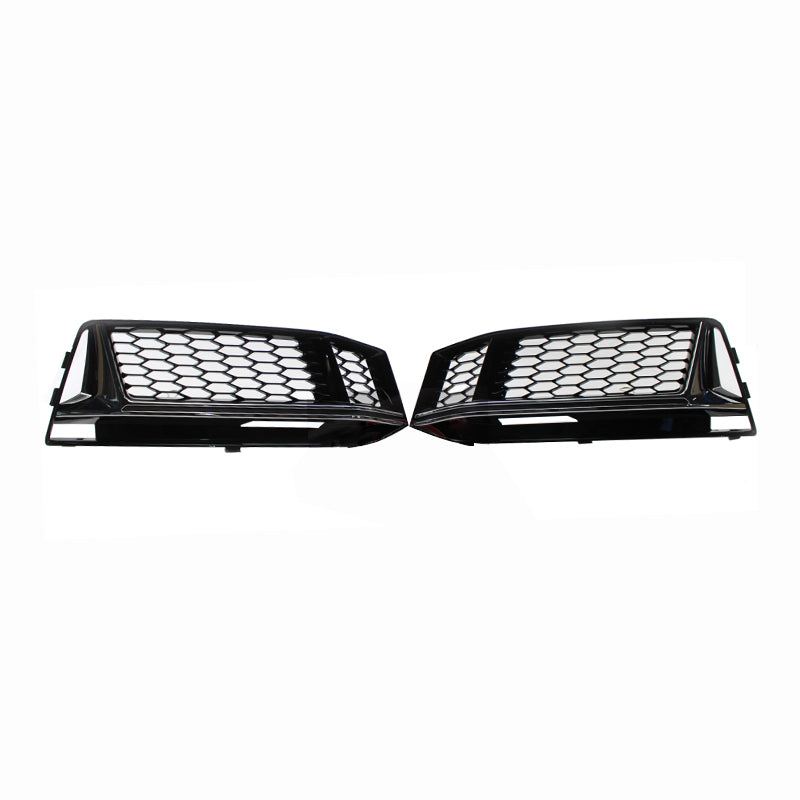 2017-2019 Audi Front Bumper Down Grille Honeycomb Style S line Fog Light Grilles For Audi A4 S4 B9