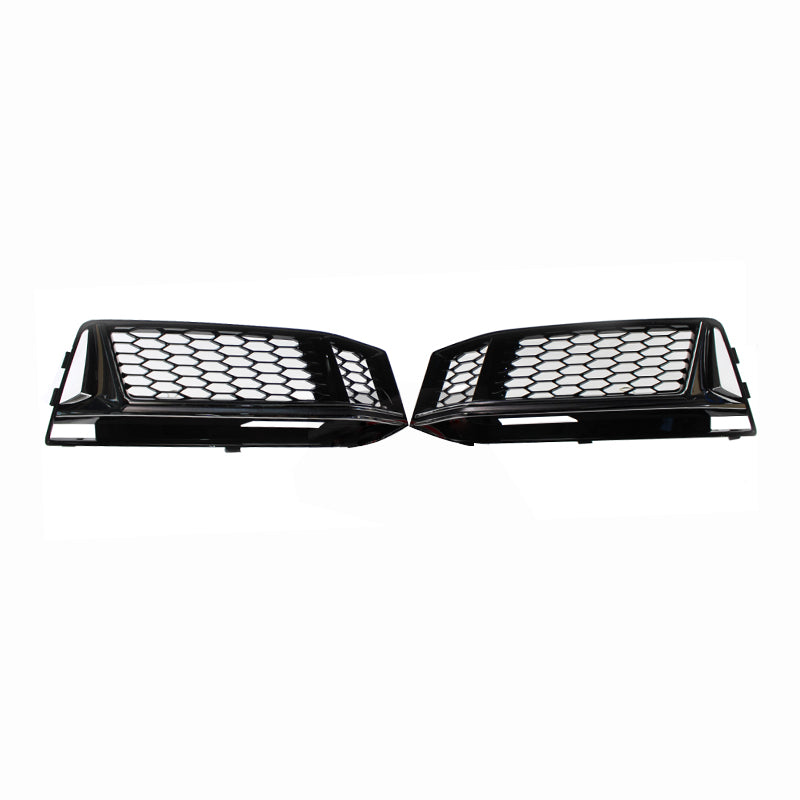 2017-2019 Audi Front Bumper Down Grille Honeycomb Style S line Fog Light Grilles For Audi A4 S4 B9