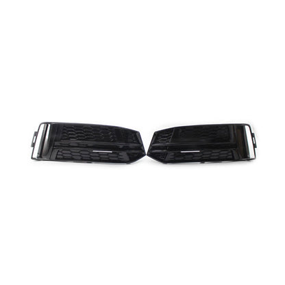 2017-2019 Audi Front Bumper Down Grille Honeycomb Style S line Fog Light Grilles For Audi A4 S4 B9