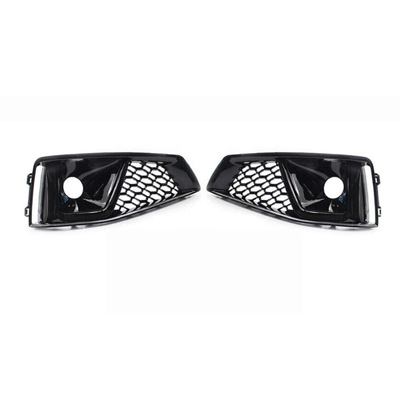 2019 Audi Front Bumper Down Grille Honeycomb Style S line Fog Light Grilles For Audi A4 S4 B9