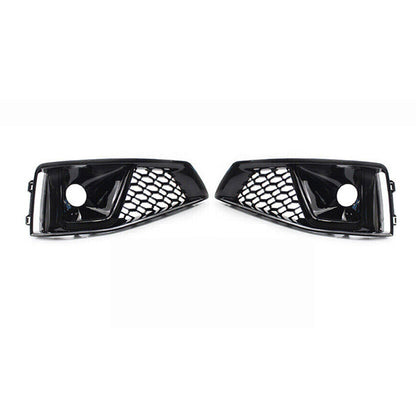 2019 Audi Front Bumper Down Grille Honeycomb Style S line Fog Light Grilles For Audi A4 S4 B9