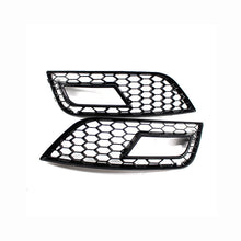 2013-2016 Audi Front Bumper Down Grille Honeycomb Style Non S line Fog Light Grilles For Audi A4 S4 B8.5