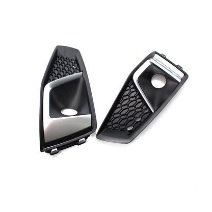 2019 Audi Front Bumper Down Grille Honeycomb Style S line Fog Light Grilles For Audi A4 S4 B9