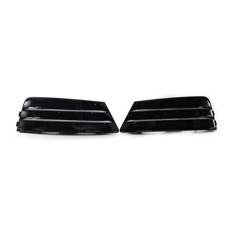 2017-2019 Audi Front Bumper Down Grille Honeycomb Style Non S line Fog Light Grilles For Audi A4 S4 B9