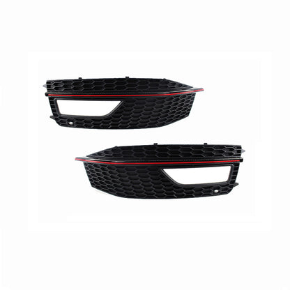 2013-2016 Audi RS4 Style S line Fog Light Grilles For Audi A4 S4 B8.5